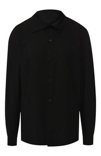 Однотонная блуза свободного кроя Yohji Yamamoto