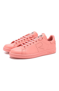 Кожаные кеды Stan Smith на шнуровке adidas by Raf Simons