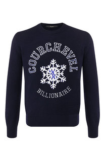 Шерстяной джемпер с принтом Billionaire