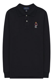 Хлопковое поло с длинными рукавами Polo Ralph Lauren