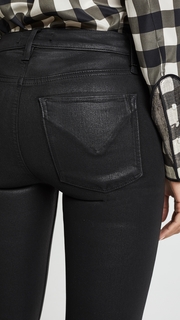 Hudson Barbara Noir Coated Jeans