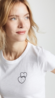 Rag & Bone/JEAN Double Heart Tee