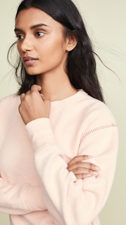 Rag & Bone/JEAN Brushed Inside Out Terry Sweatshirt