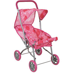 Коляска для кукол Buggy Boom "Mixy", розовая
