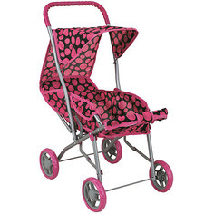 Коляска для кукол Buggy Boom "Mixy", розовая