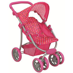 Коляска для кукол Buggy Boom "Skyna", розовая