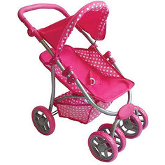 Коляска для кукол Buggy Boom "Skyna", розовая