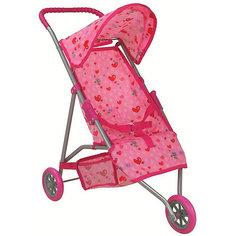 Коляска для кукол Buggy Boom "Mixy", светло-розовая