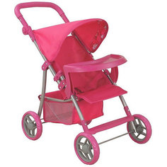 Коляска для кукол Buggy Boom "Skyna", розовая