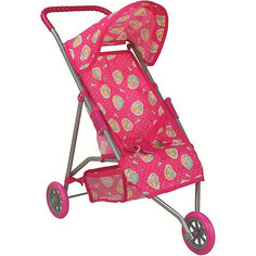 Коляска для кукол Buggy Boom "Mixy", розовая
