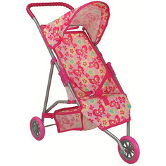 Коляска для кукол Buggy Boom "Mixy", розовая