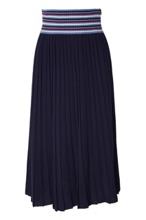 Вязаная плиссированная юбка Miu Miu
