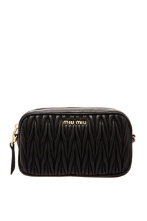 Поясная сумка с плетеным узором Miu Miu