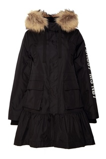 Черная куртка с мехом RED Valentino