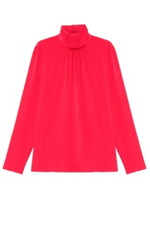 Розовая шелковая блузка RED Valentino