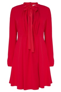 Красное мини-платье с завязками RED Valentino