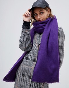 Ультрамягкий длинный тканый шарф ASOS DESIGN - Фиолетовый