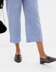Bershka chunky loafer - Синий