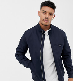 Темно-синяя куртка Харрингтон ASOS DESIGN - Темно-синий