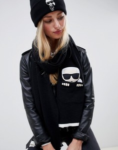 Шарф Karl Lagerfeld - Черный