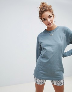 Сине-зеленый oversize-лонгслив ASOS DESIGN - Зеленый