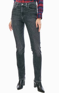 Серые джинсы с заломами 724 High Rise Straight Levis®