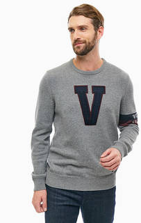 Серый джемпер с нашивкой Lerros