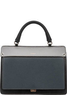 Кожаная сумка с трансформирующимся клапаном Like Furla