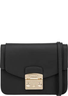Сумка из гладкой кожи со съемным клапаном Metropolis Magia Furla