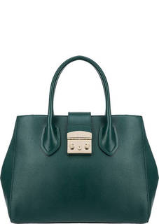 Кожаная сумка с плечевым ремнем Metropolis Furla