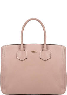 Сумка из зерненой кожи с двумя отделами Alba Furla