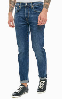 Зауженные джинсы синего цвета с карманами 502™ Regular Taper Levis®