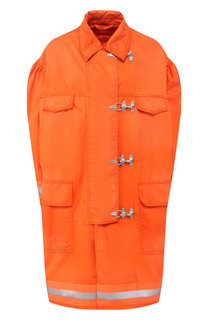 Пальто свободного кроя с накладными карманами CALVIN KLEIN 205W39NYC