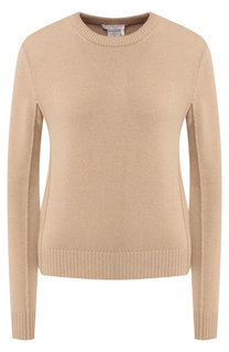 Однотонный кашемировый пуловер с круглым вырезом Chloé