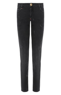 Джинсы-скинни с потертостями Philipp Plein