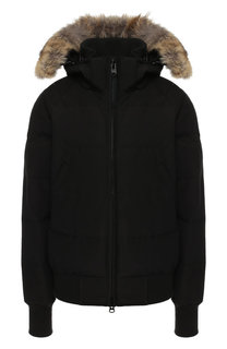 Бомбер Savona с меховой отделкой капюшона Canada Goose