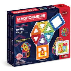 Магнитный конструктор, 30 деталей, MAGFORMERS