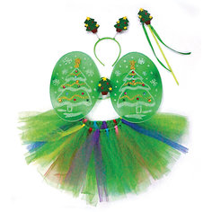 Карнавальный костюм Новогодняя сказка "Ёлочка", зелёный