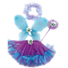 Карнавальный костюм Новогодняя сказка "Фея", фиолетовый