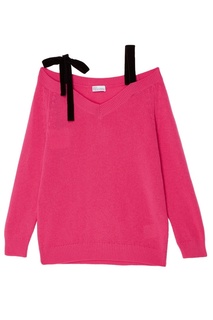 Розовый шерстяной пуловер RED Valentino