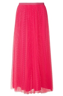 Розовая юбка миди RED Valentino