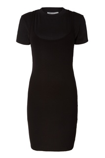 Комбинированное мини-платье Alexanderwang.T
