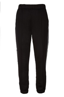 Черные брюки с декоративными лампасами Alexanderwang.T