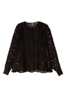 Черная блузка с пайетками Isabel Marant