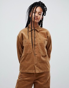 Свободная вельветовая рубашка Carhartt WIP - Коричневый