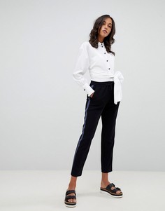 Брюки со вставками по бокам Boss Casual - Темно-синий