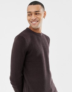 Вязаный джемпер с круглым вырезом Brave Soul - Фиолетовый