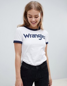 Футболка с логотипом Wrangler - Белый