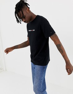 Черная футболка с логотипом Tommy Jeans - Черный