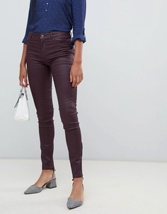 Зауженные джинсы с покрытием Esprit - Красный